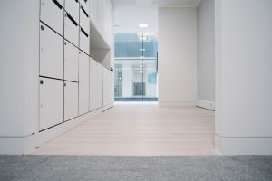 Smart office lockers for post and parcels